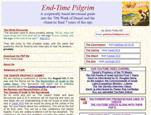 Tablet Screenshot of endtimepilgrim.org